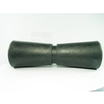 Gummirolle Kielrolle Form V Schwarzer Gummi, <p>bohrung: 16 Mm<p>länge: 290 Mm<p>durchmesser: 94/61 Mm